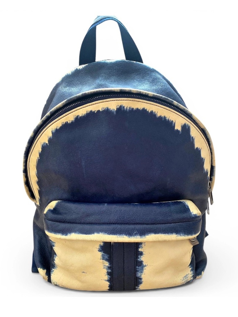 Tod's Leather Dip-Dye/Watercolor Backpack.